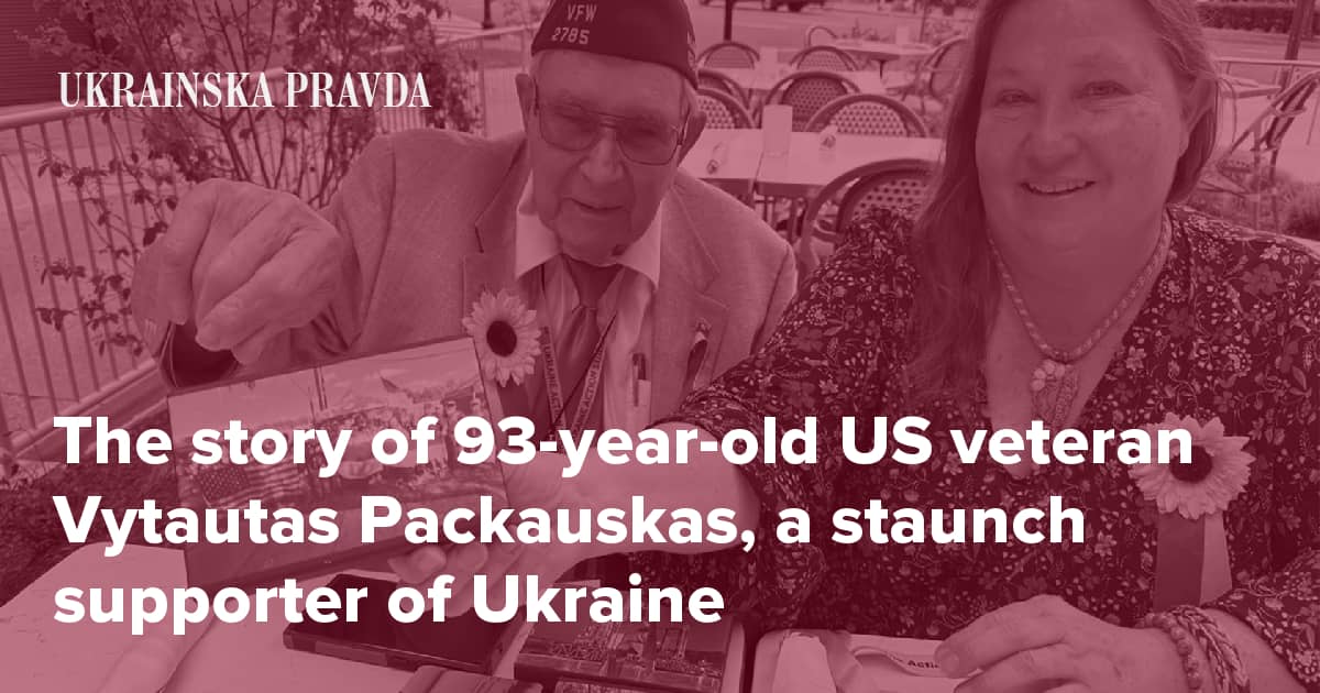 "If I can ride a horse at the age of 91, you can pass a bill!": the story of US veteran Vytautas Packauskas, a staunch supporter of Ukraine