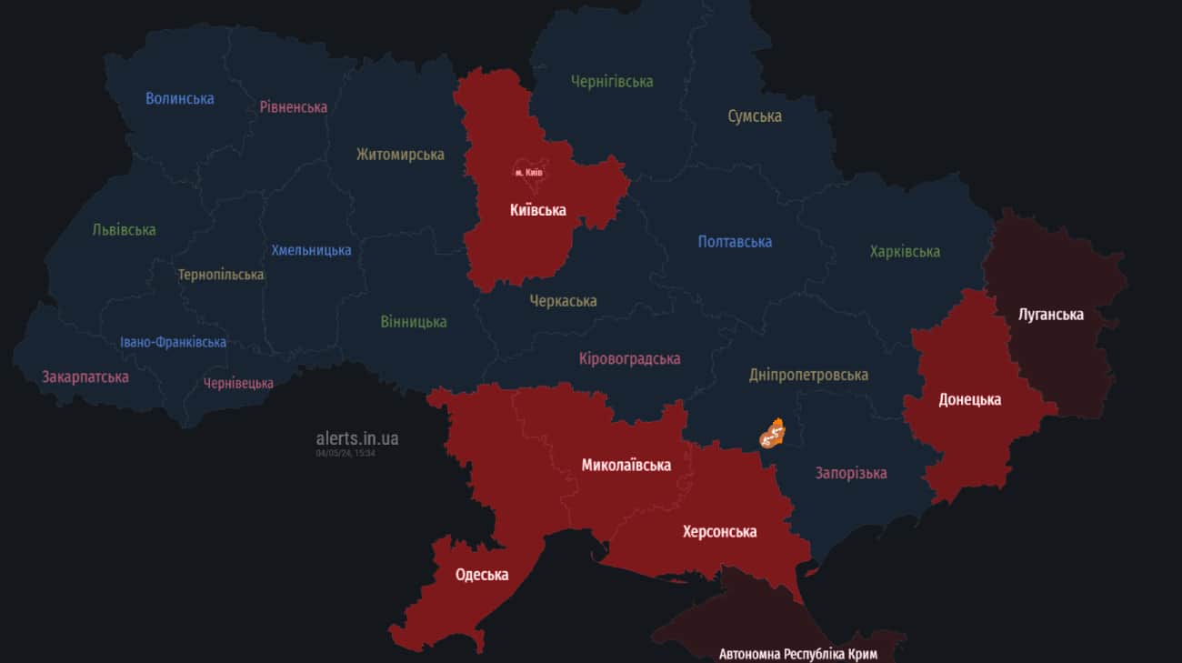 На Київщині лунала тривога – військові заявляли про "швидку повітряну ціль" на столицю