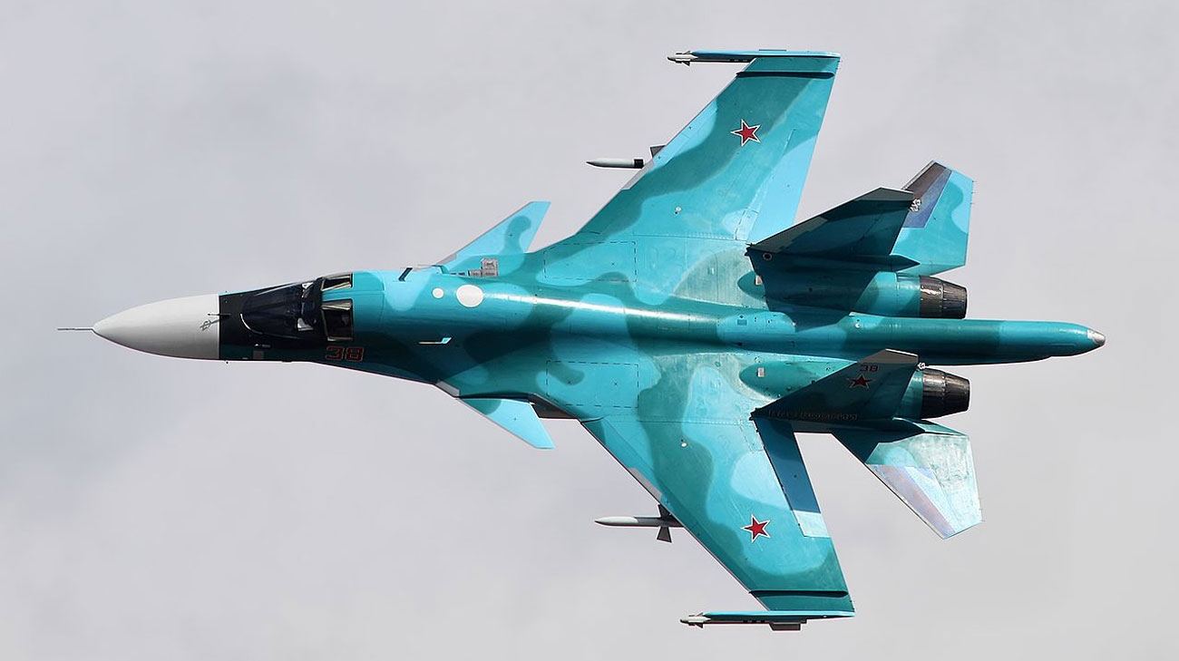Su-34 fighter jet crashed in Russia: crew killed
