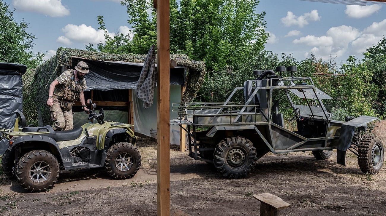 WSJ: українські військові їздять на баггі, квадроциклах та електровелосипедах 0