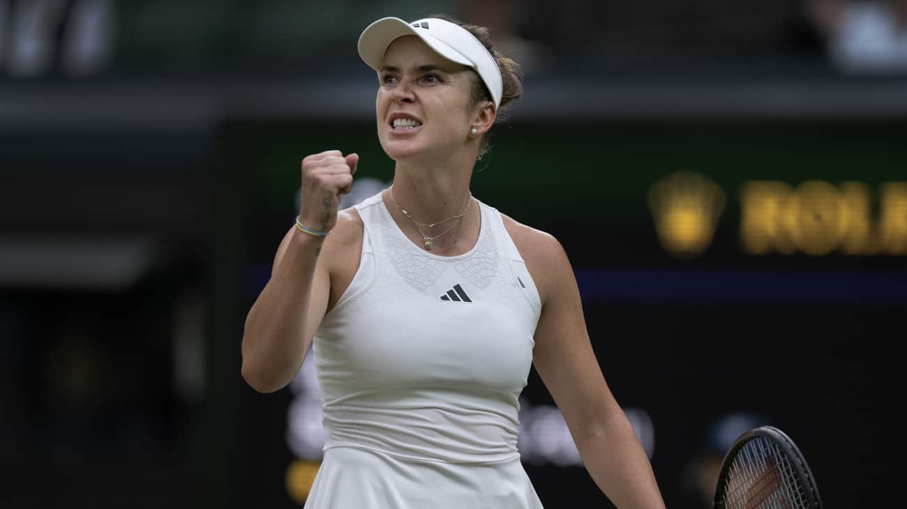 Ukrainian Tennis Player Svitolina Defeats Two-time Wimbledon Finalist ...