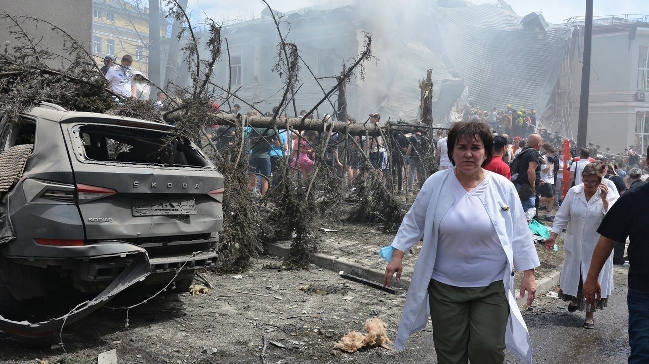 627 children were in Okhmatdyt hospital during Russian attack ...