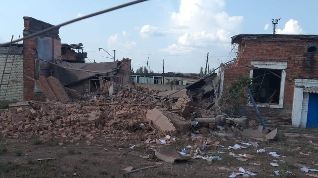 Ukrainian Railways administrative building in Lyman is beyond repair ...