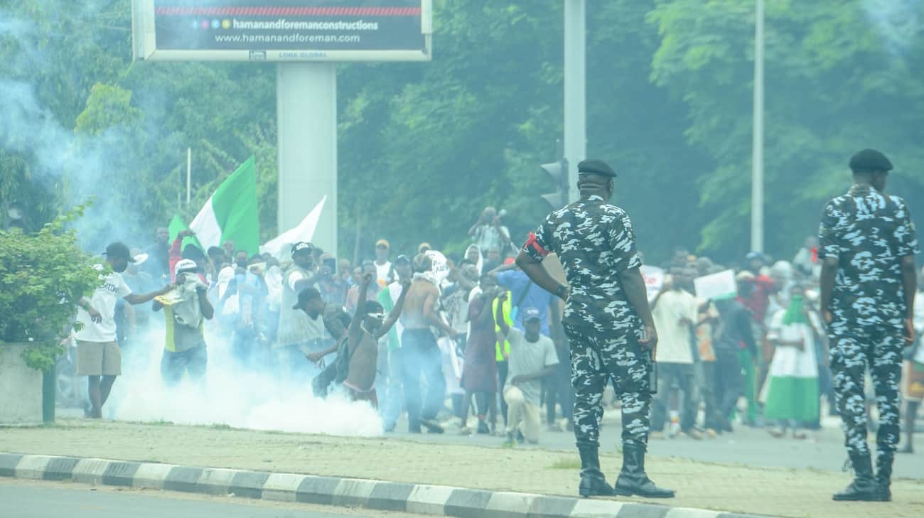 In Nigeria, tailors who sewed Russian flags for anti-government protests were detained