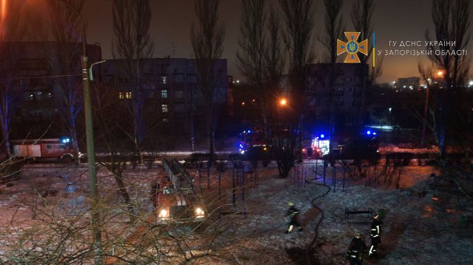 В Запорожье горело общежитие, эвакуировали 28 человек