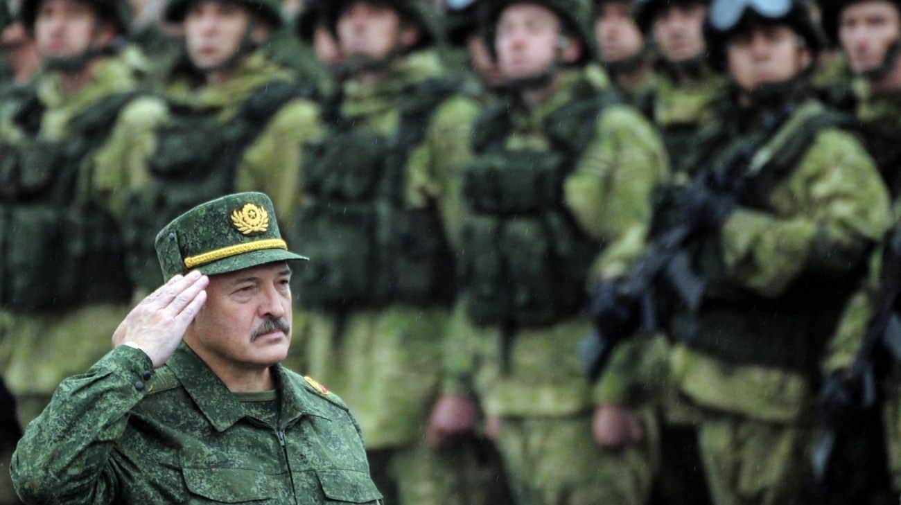 Belarusian forces and former Wagner Group personnel gather near the Belarusian-Ukrainian border