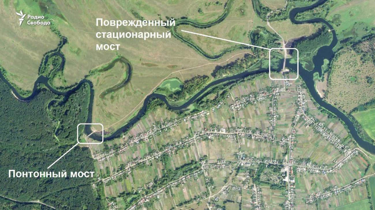 Fourth Russian pontoon crossing over river Seym up in Kursk Oblast after Ukrainian forces destroy bridges – photo