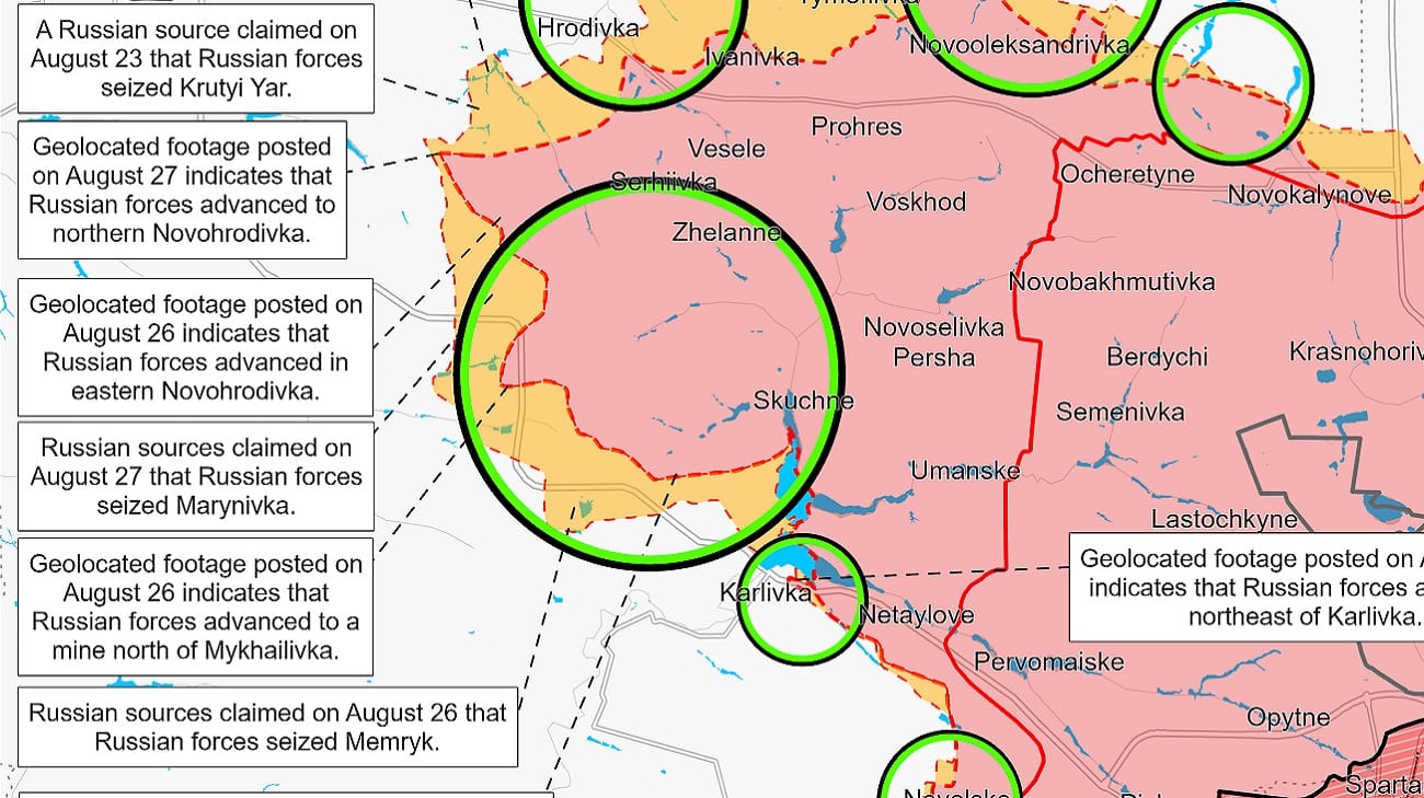 ISW: Russian troops have achieved great success under Pokrovsky’s leadership