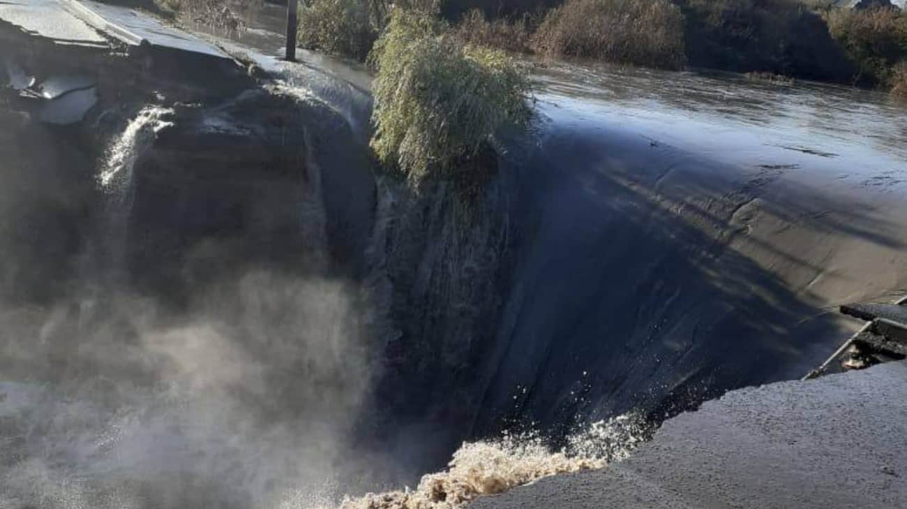 Another dam has broken in Russia – a town has been split in half