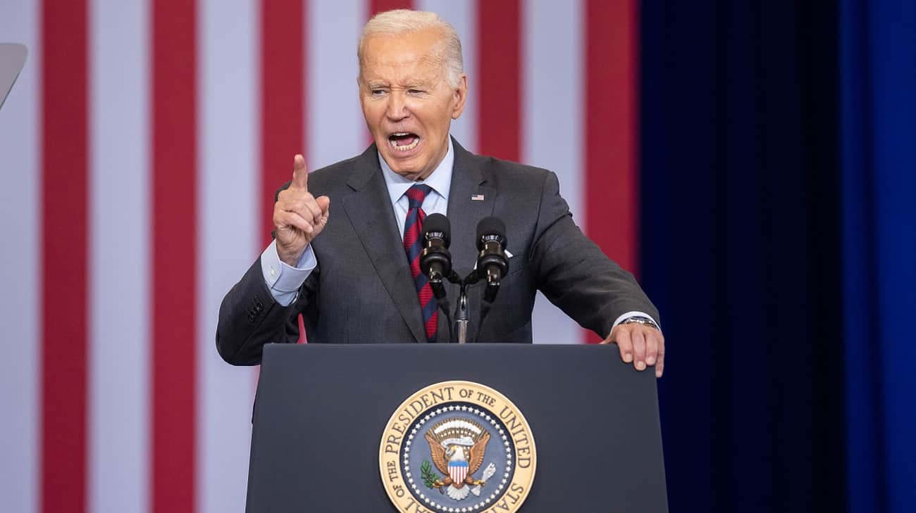 Biden wants Trump politically blocked