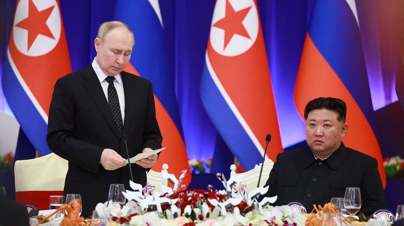 Putin signed a law ratifying the treaty with the DPRK