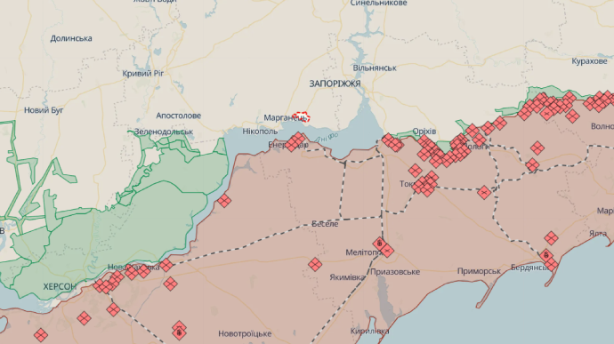 Russians target Nikopol district, killing one civilian and injuring several more