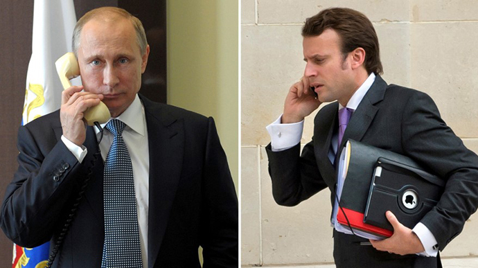 После встречи с Зеленским Макрон поговорит с Путиным