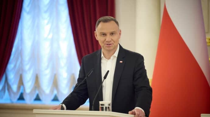 Polish president's office comments on whether President Duda's invitation to visit Ukraine on 24 February was withdrawn