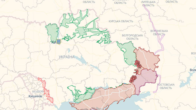Під контролем Вагнера 4,8 тис кв.км Росії − DeepState наніс на карту нові позначки 