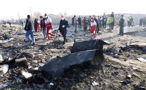 Коронавірус затримує розслідування збиття українського літака в Ірані