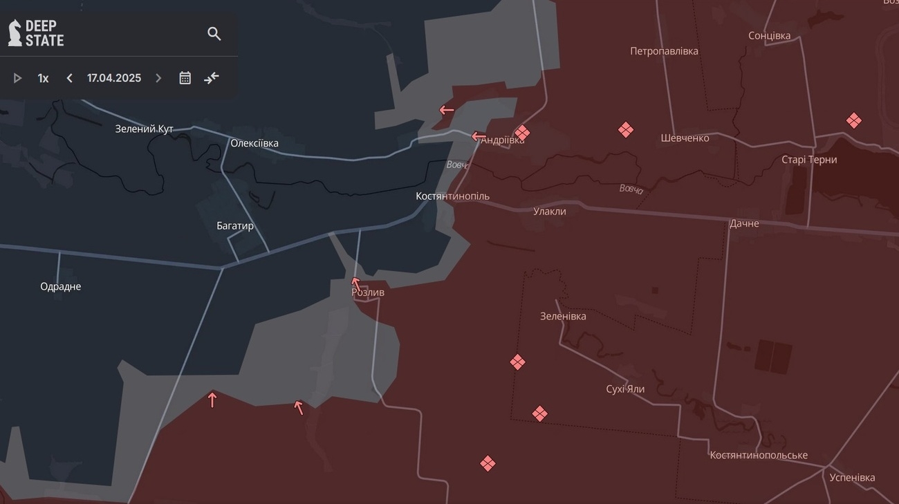 DeepState reports on Russian advances in Donetsk Oblast | Ukrainska Pravda