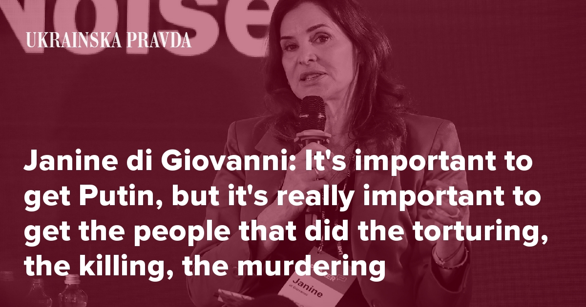 "Justice is slow, but it will come": A conversation with The Reckoning Project CEO Janine di Giovanni