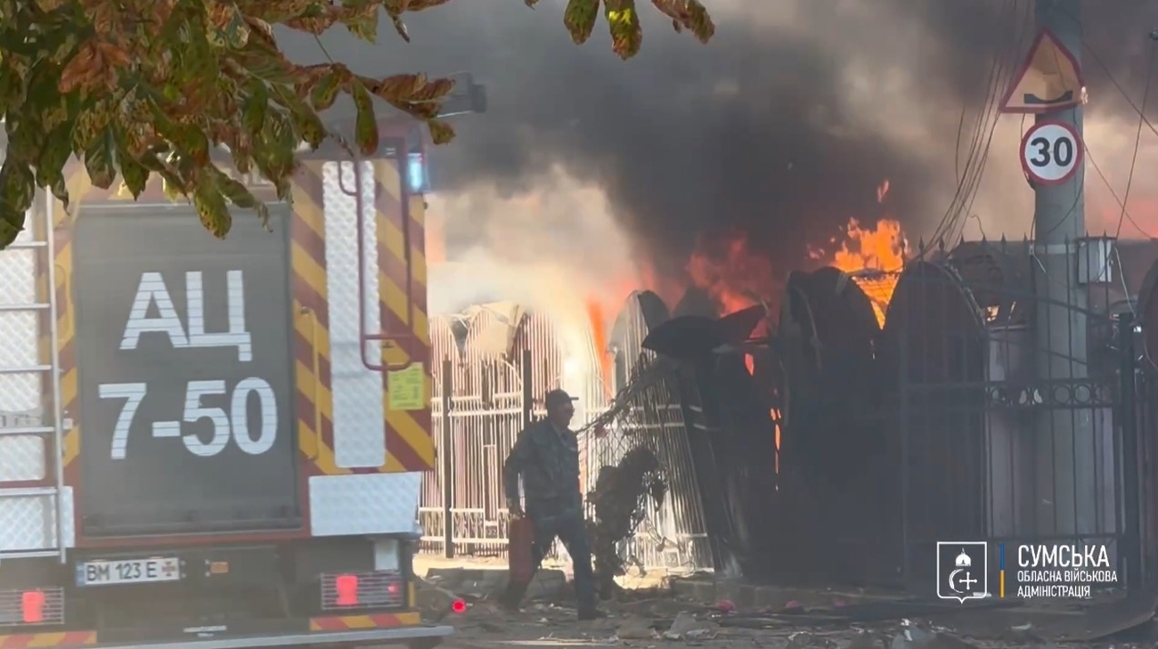 Russia strikes Sumy city centre