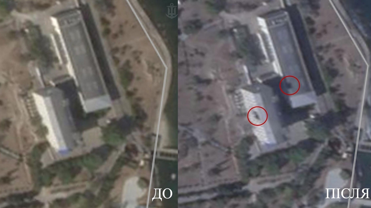 Ukrainian Navy strikes Russian Black Sea Fleet communications hub in occupied Crimea