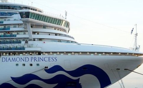 На лайнере Diamond Princess обнаружили новые случаи заражения коронавирусом