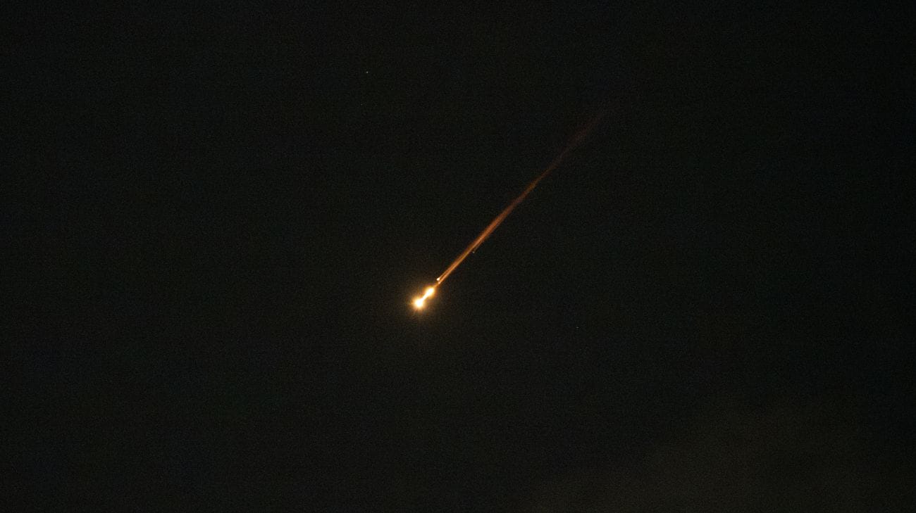Iran attacked Israel with rockets in the Hifa area