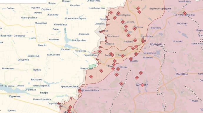 Росіяни продовжують тиснути південніше і західніше від Авдіївки: тут відбили 63 атаки − Генштаб  