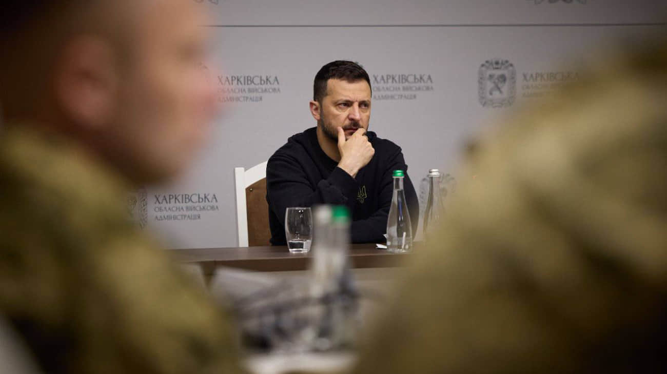 "Situation is under control" – Zelenskyy holds Staff meeting in Kharkiv