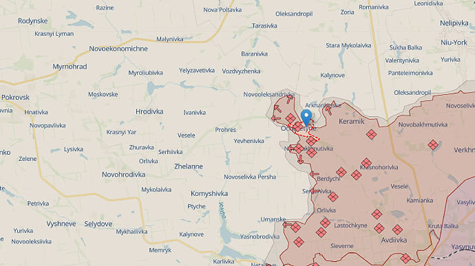 Russians gain foothold in Ocheretyne, Donetsk Oblast, Ukrainian troops fight to push them out