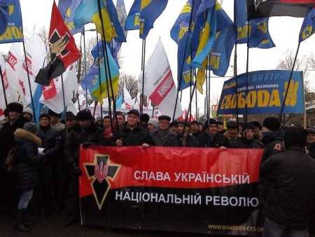Марш оппозиции в Тернополе