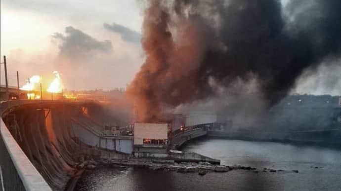 No threat of dam collapse following Russian attack on Dnipro power plant – Zaporizhzhia Oblast head