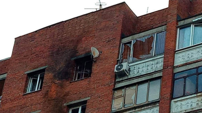 Russians say drone crashes into high-rise building in Kursk