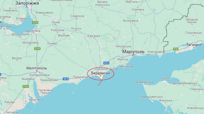 Explosion heard in Russian-occupied Berdiansk