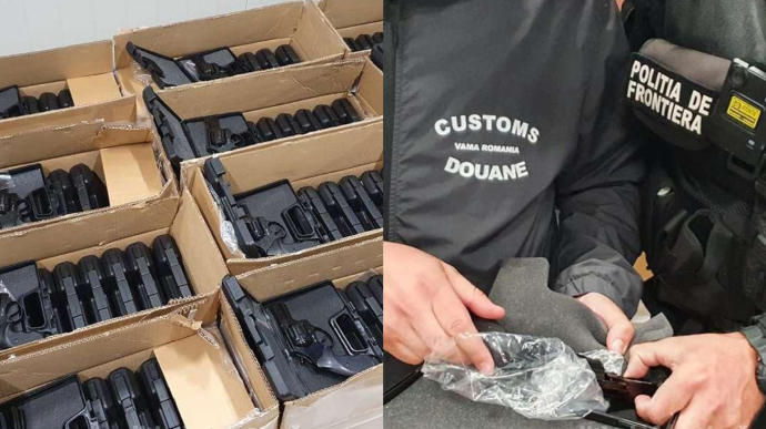Пистолеты и патроны, задержанные румынами на границе с Украиной, не контрабанда – источник