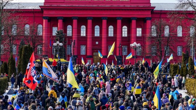 В Киеве проходит Марш единства за Украину