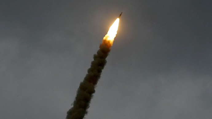 Air defence systems shoot down Russian missile in the sky over Odesa Oblast