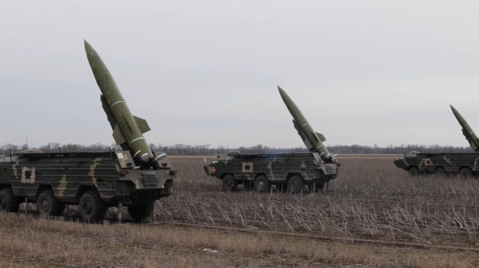 Українська армія потренувалася відбивати ракетними комплексами наступ Росії