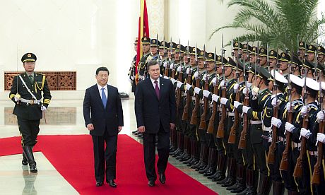 Встреча Януковича и главы Китайской Народной Республики Си Цзиньпина. Фото пресс-службы президента