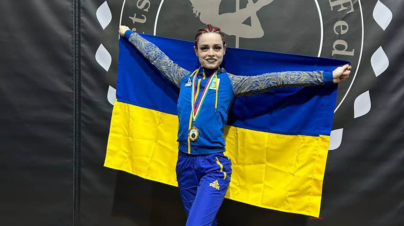 Ukrainian aerial gymnast Varvara Rakhmanina wins gold at international competition