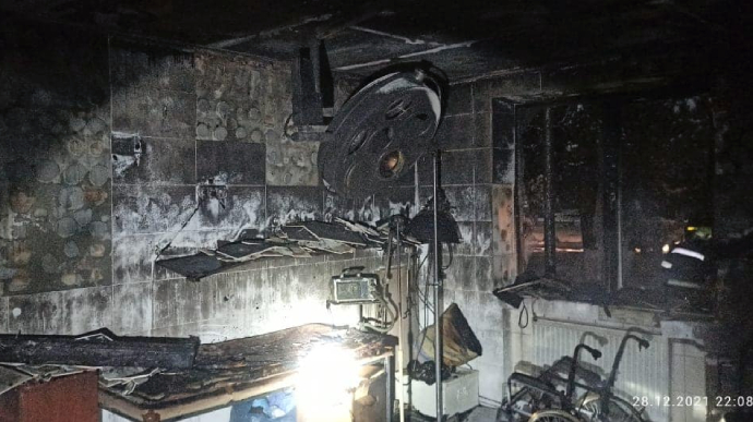 Під час пожежі в лікарні на Івано-Франківщині загинули 4 людини - ОДА