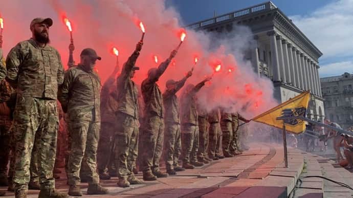 Second anniversary of Russian terrorist attack on PoW camp in Olenivka: Protest held in Kyiv – photos