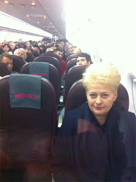 Президент Литвы летает лоу-костами