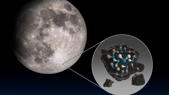 NASA виявило воду на освітленій сонцем стороні Місяця
