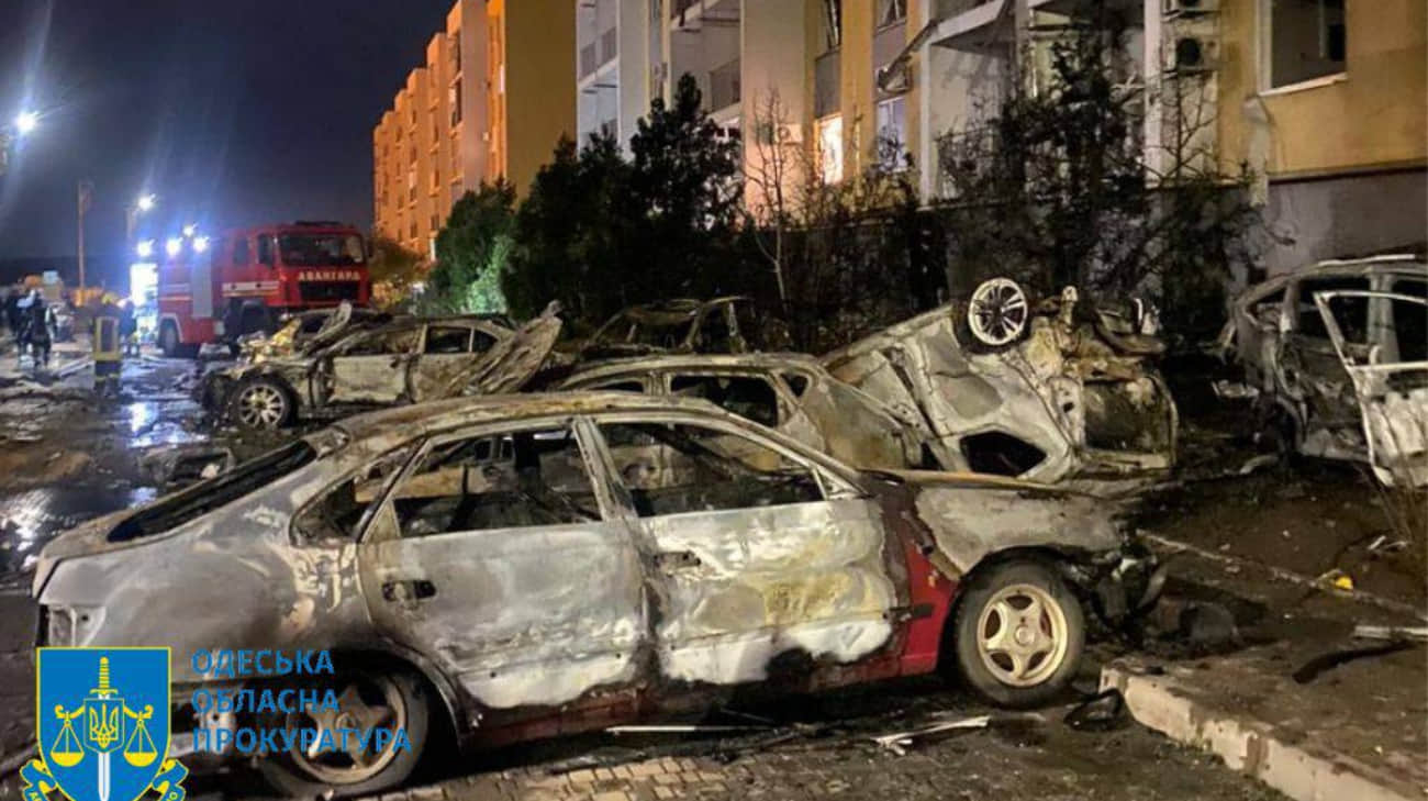 Russian nighttime attack on Odesa: one killed, 13 injured – photos