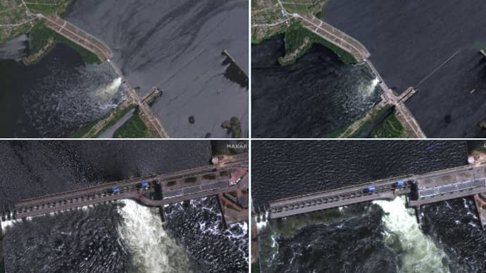 Western journalists speculate that it might not have been explosion that destroyed dam at hydroelectric power plant
