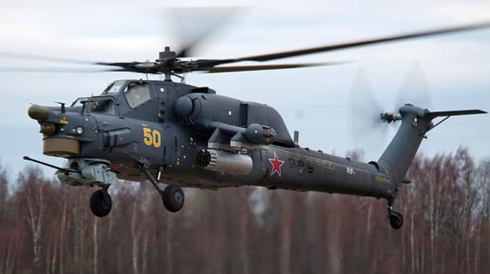 Attack helicopter crashes in Russia, killing crew