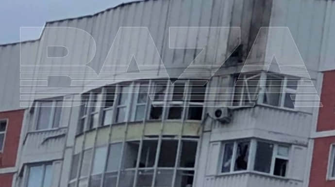 Drone crashes into two high-rise buildings in Moscow