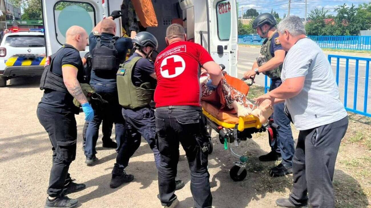 Four injured in Russian drone attack on grocery shop in Nikopol
