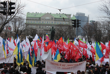 Мітинг опозиції в Києві. Фото Оксани Коваленко, УП