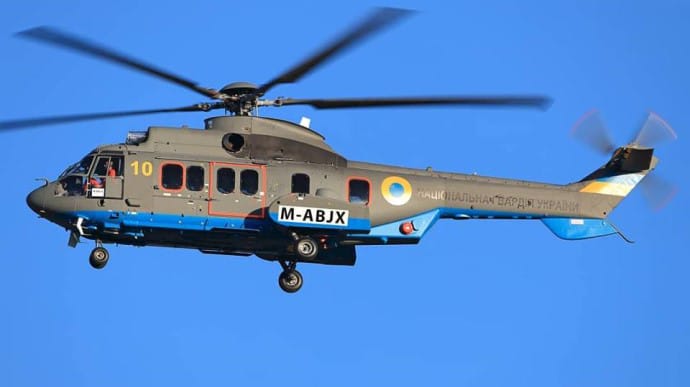 Нацгвардія поповнилася ще одним гелікоптером Airbus для бойових завдань